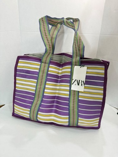 New zara woman purple striped - woman,