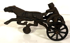 Vintage Cast Iron Racehorse