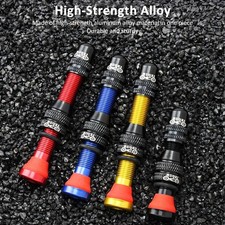 2PCS A/V Bike Schrader Valve 40/60mm Cycling Accessories Tubeless Tire Valve