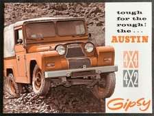 AUSTIN GIPSY 4x4 4x2 Sales Brochure 1964 #2150/A