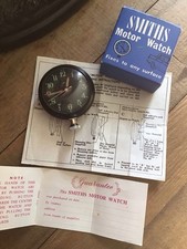 Vintage Smiths Dashboard Motor Magnet Watch - SMITHS Motor Watch - New Old Stock