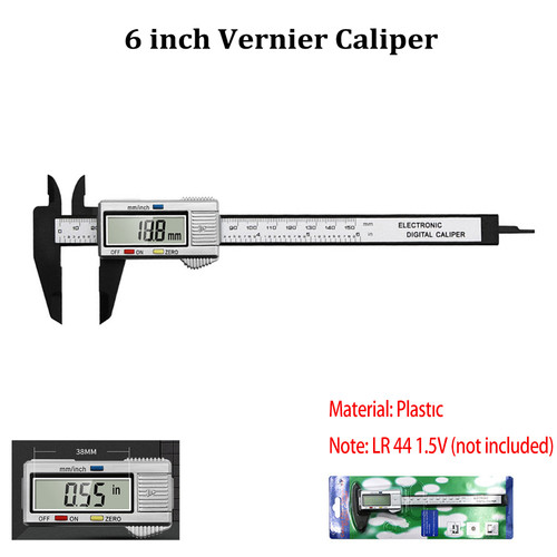 150mm digital caliper - 6",