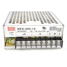  MeanWell NES-200-12 New Switch Power Supply 12V 17A 200W Mean Well MW