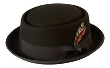  Black Pork Pie Hat Mod Ska
