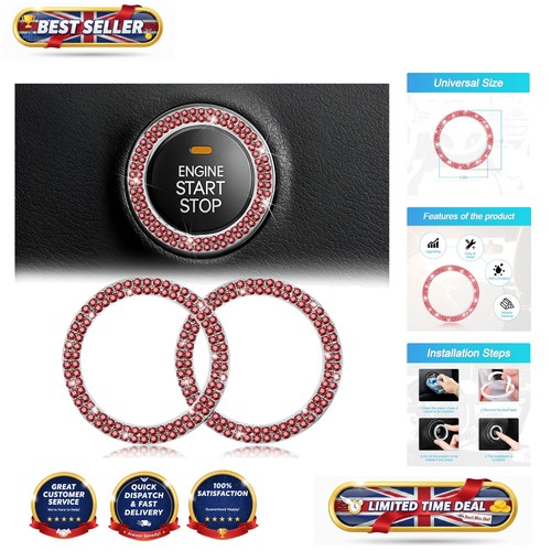 Stylish double red rhinestone - double,