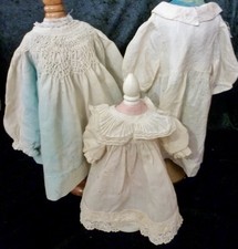 BUNDLE of 3 OLD DOLL DRESSES