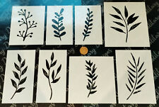 Tree Leaf plant flower Stencil