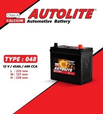 CAR BATTERY TYPE 048 12V