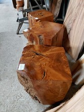 Rustic Side Table Solid Teak