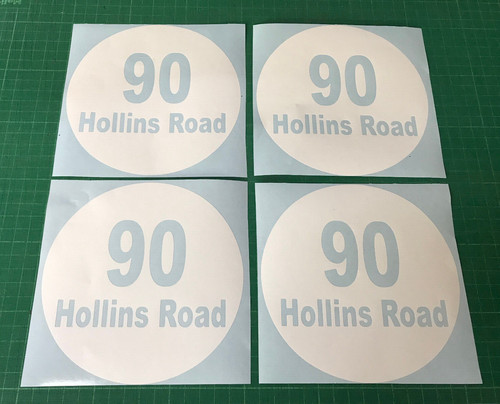 Wheelie bin decals - 4, x