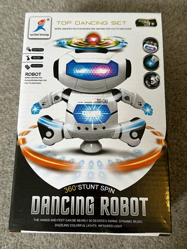 360 stunt spin dancing robot - spin,