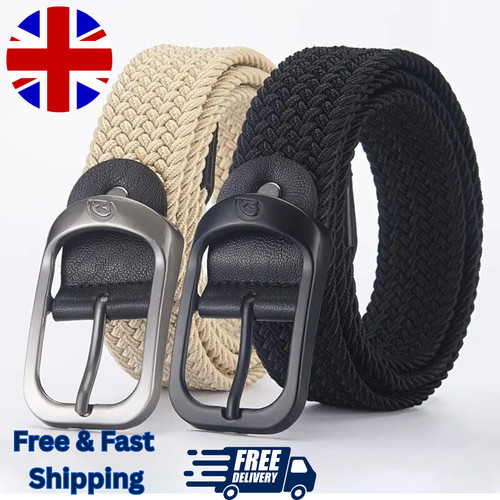 Woven elastic belt casual - elastic,