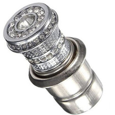  1.9X1.1in Metal Crystal