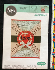 sizzix thinlits 11 die set gatefold lace 661391 lori whitlock lightly used