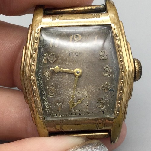 Vintage elgin tonneau watch - vintage,