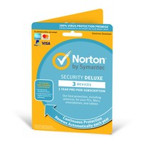 NORTON INTERNET SECURITY DELUXE 2025 3 PCS 1 YEAR EMAIL ACTIVATION KEY