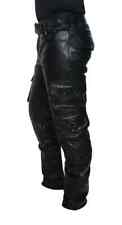 MENS LEATHER CARGO PANTS