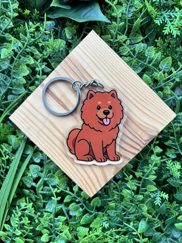 Chow keyring gift - chow, present