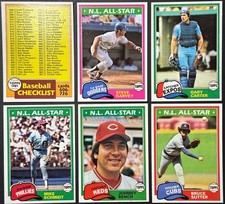 1981 Topps Baseball Fresh Break! Complete Your Set - Pick Your Card #501 - 726
