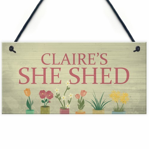 Personalised she shed - she, sign