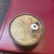 Manivelle Hand Crank Hurdy Gurdy Music Box 19century 7x4.5cm