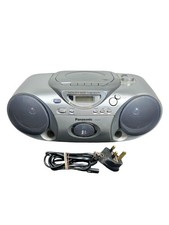 Panasonic RX-D19 Portable Stereo Boombox Ghetto Blaster CD Cassette Tape Radio
