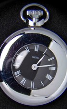 Smiths Black Dial Roman Open