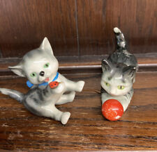 VINTAGE GOEBEL CAT WITH RED  BALL CK364 AND CAT WITH LADYBIRD.