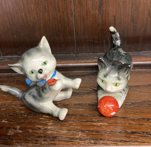 Vintage goebel cat with red - vintage,
