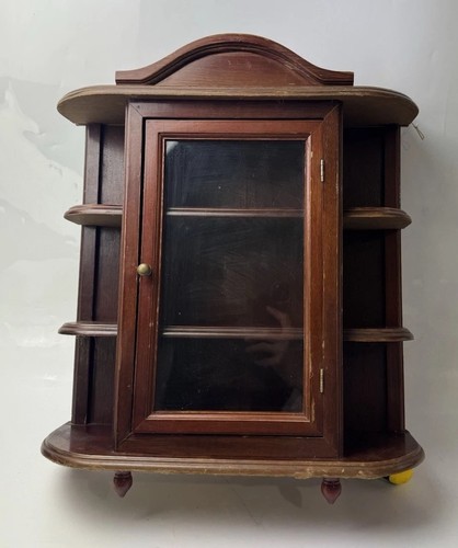 Vintage wooden cabinet with - wooden,