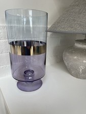 Glass Hurricane Candle Holder