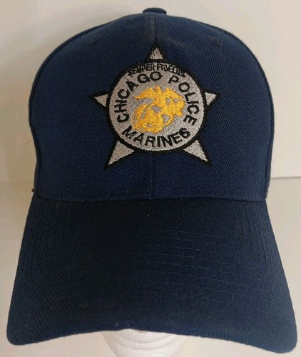 Chicago police marines cap - chicago,