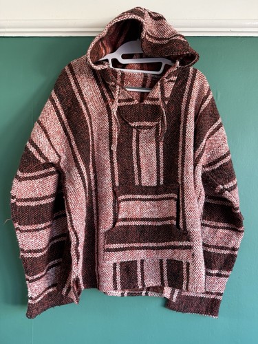 Mexican baja hoodie mens large - hoodie,