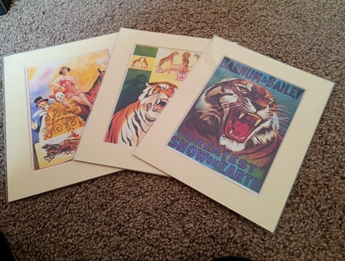 Reproduction circus posters - circus,