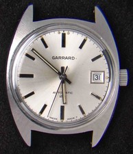 Garrard Men's Automatic ETA 2783 Vintage Swiss Watch, Signed -- Spares/Repairs