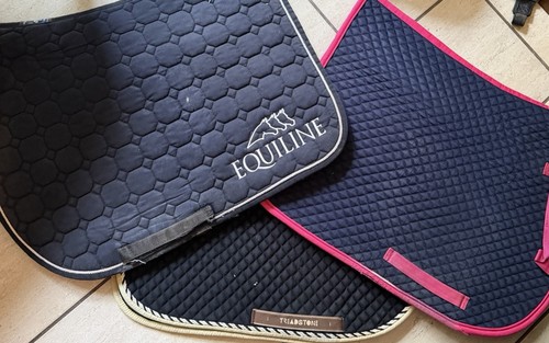 Equiline blue saddle pad - +, 2