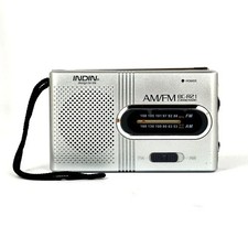 Portable Mini Pocket Travel AM FM Radio Battery Powered Built-in Speaker Stere