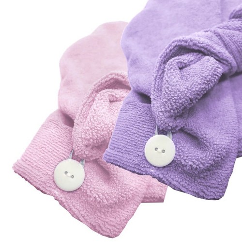 Pack microfiber hair - 2, towel