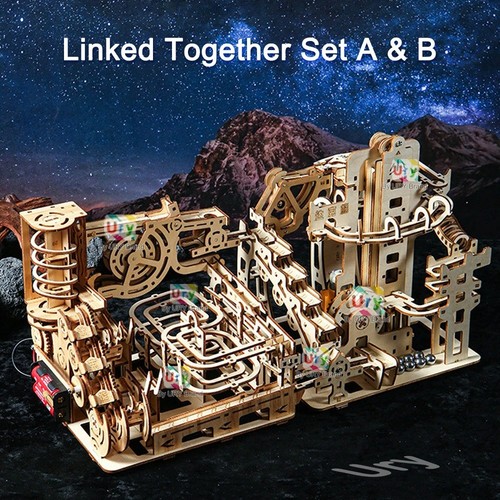 Wooden marble run electric - marble,