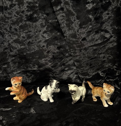 Vintage ceramic porcelain cat - ceramic,