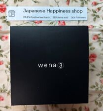 SONY wena Smart Watch3 WNW-A21A/B Black Rubber Band IOS Android Bluetooth Alexa