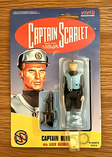 Vintage captain scarlet - captain,