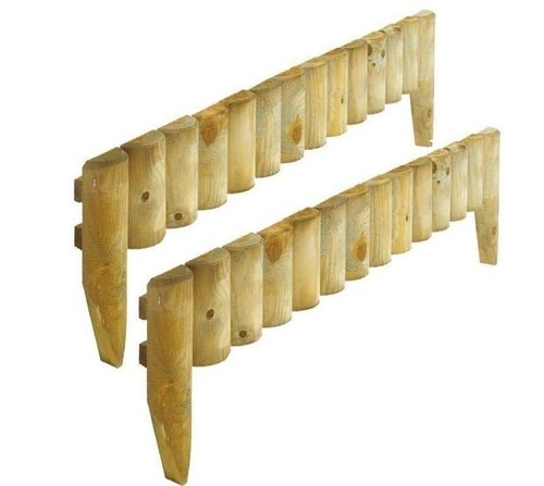 Wooden border fixed picket - border,
