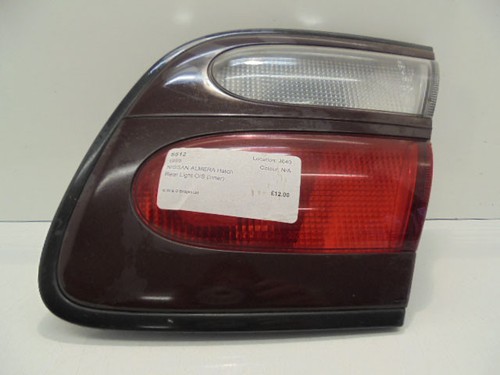 Nissan almera hatch rear - nissan, light