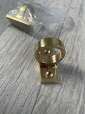 Sash Window Eye Ring Finger Pull Handle Lift Timber Window Polished Chrome/Brass