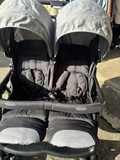 GRACO DUORIDER Double Buggy Twin Stroller Baby Pushchair Tandem 0-3 y 0-15 kg