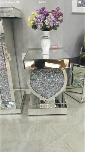 Mirrored crushed crystal - mirrored,