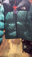 North Face Nuptse 700 Men's Medium Retro 1996 Jacket Green And Black
