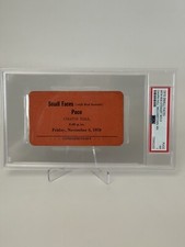 1970 Small Faces & Rod Stewart Complementary Ticket PSA 7 NM RARE