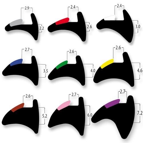 Sample pack wedge seal rubber - seal,